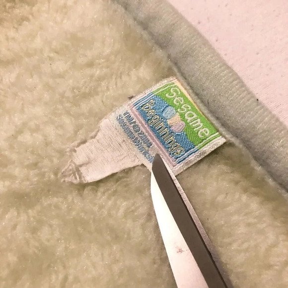 2004 Sesame Beginnings  Baby Blanket Big Bird Zoe Grover 43.5 x 30 Inch - Picture 14 of 16